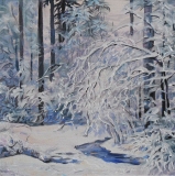 Olga Zakharova Art - Landscape - Snowbound Park 2